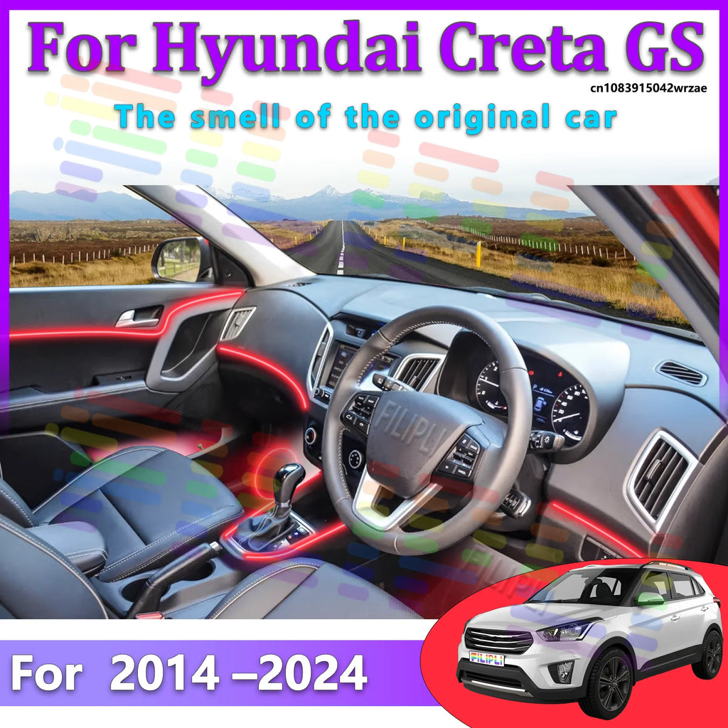64 RGB - Neon Strip - for Hyundai - App Control - Car Interior Lighting | AUTOKITSHOP