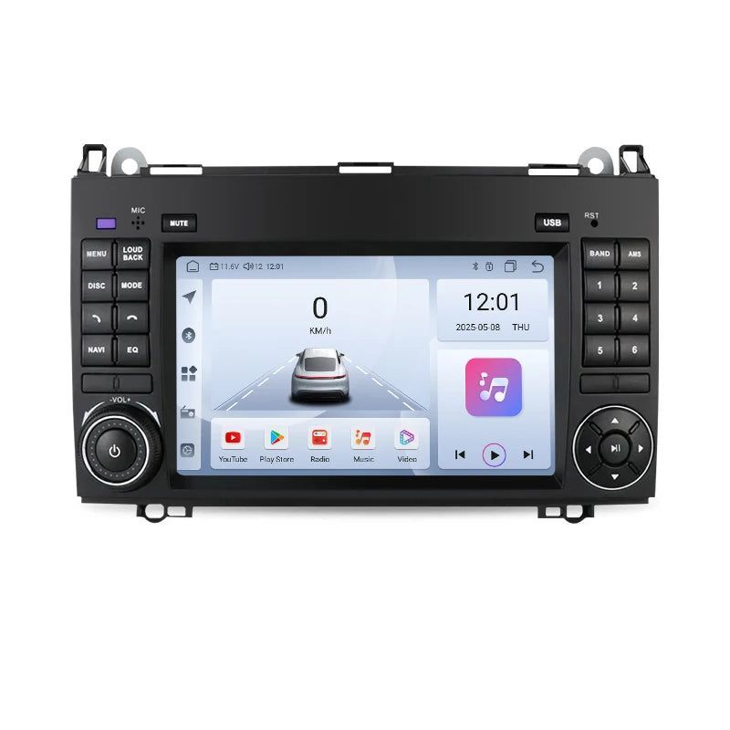 SZLELV Carplay Player Autoradio For Mercedes Benz B200 B150 B170 A180 A160 W169 W245 GPS B