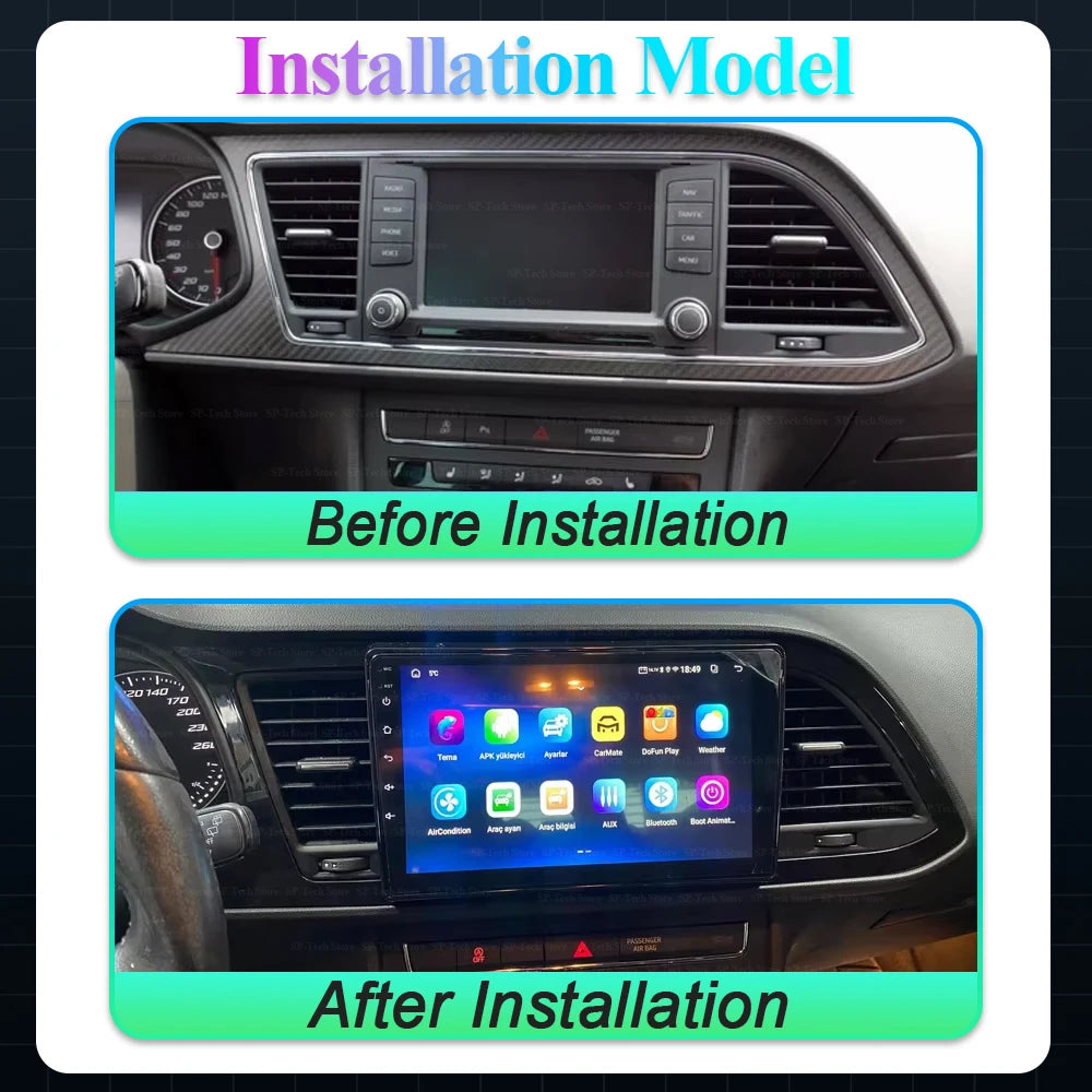 Android 16 For Seat Ateca Cupra 2016 2017 2018-2021 Car Radio Multimedia Video Player Navi | AUTOKITSHOP