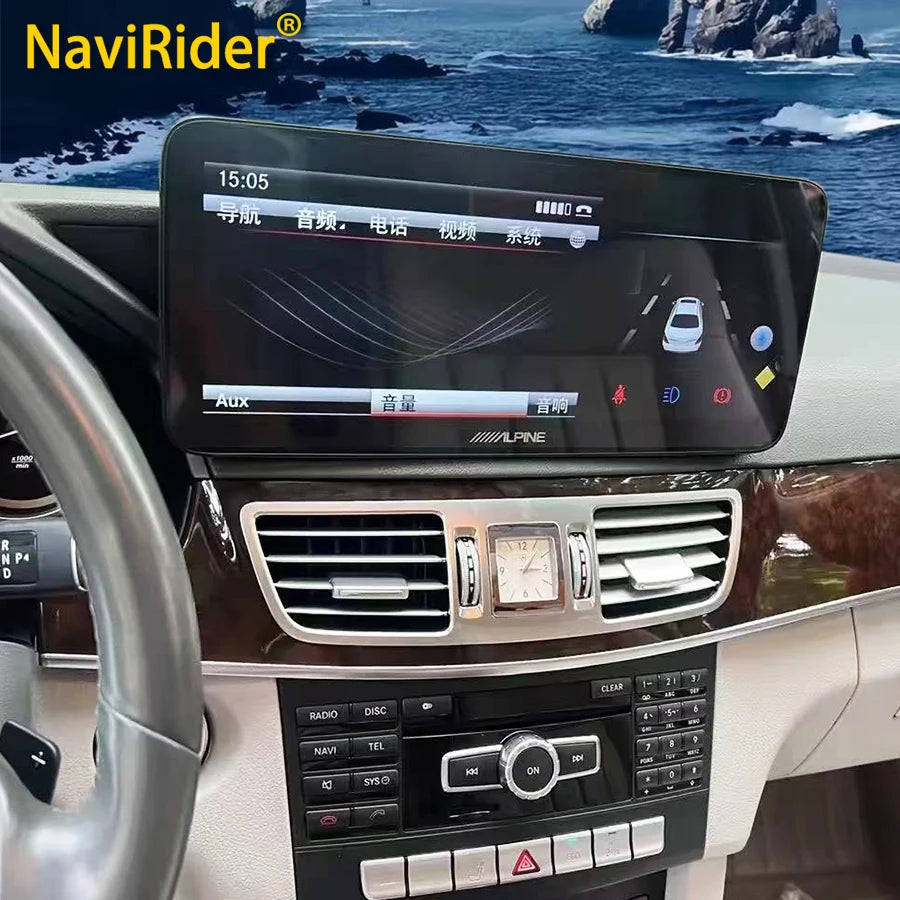 12.8" Android Touch Screen For Benz E Class W207 W212 2014 2015 Stereo Car Radio GPS Navig