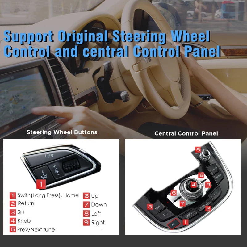 RGB - Ambient Light - for Audi Q7 2010-2015 - Car Interior Lighting