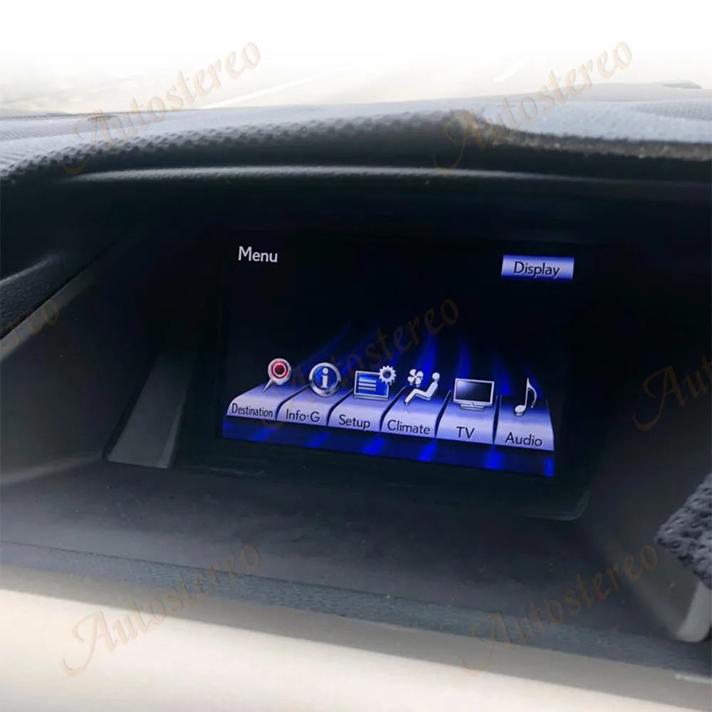 RHD Qualcomm 665 Android 13 Car GPS For Lexus RX 2009-2014 Navigation Player AutoStereo Ra
