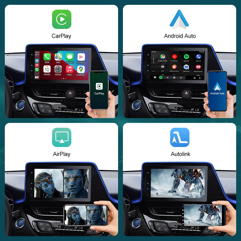 RoadTop Wireless CarPlay for TOYOTA Touch2 Entune2.0 RAV4 Sienna Tundra 2014-2019 with And