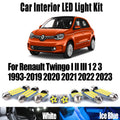 LED Interior Light Kit for Renault Twingo I II III 1 2 3 1993-2021 - Canbus Dome Map Door Trunk Bulbs | AUTOKITSHOP