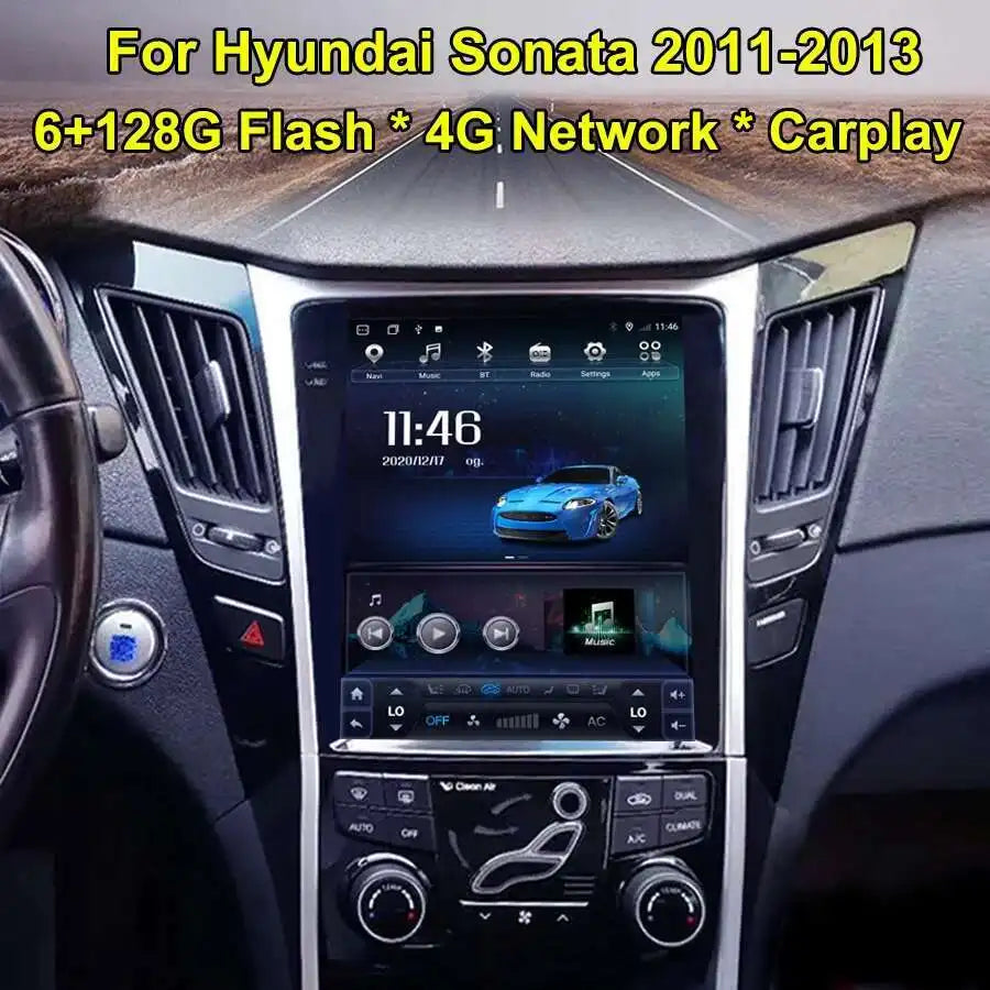 Vertical Screen Car Radio Multimedia Player For Hyundai Yf Sonata Hybrid Android Video GPS