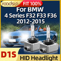 Roadsun 2Pcs D1S HID Bulb Xenon Headlight Car Headlamp 6000K For BMW 4 Series F32 F33 F36