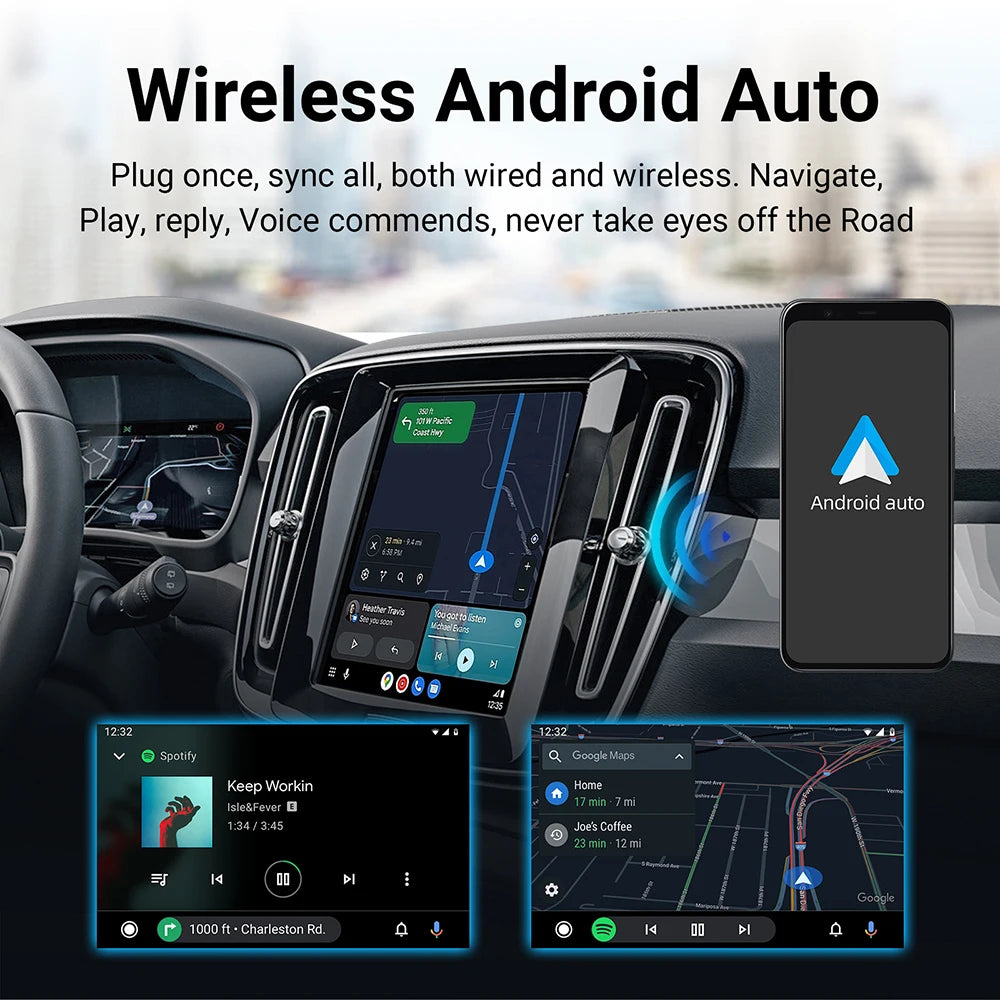 Wireless CarPlay Android Auto retrofit kit decoder box CarPlay Interface for Volvo V60 V90