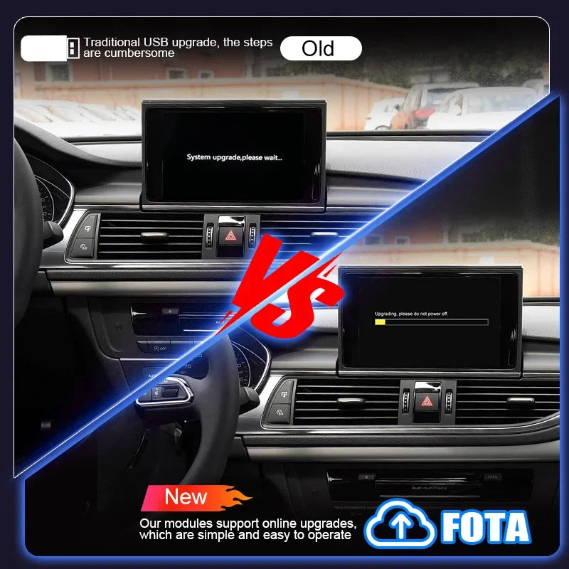Wireless CarPlay Android Auto Interface for Audi A6 A7 S6 S7 2010-2018, with Mirror Link A