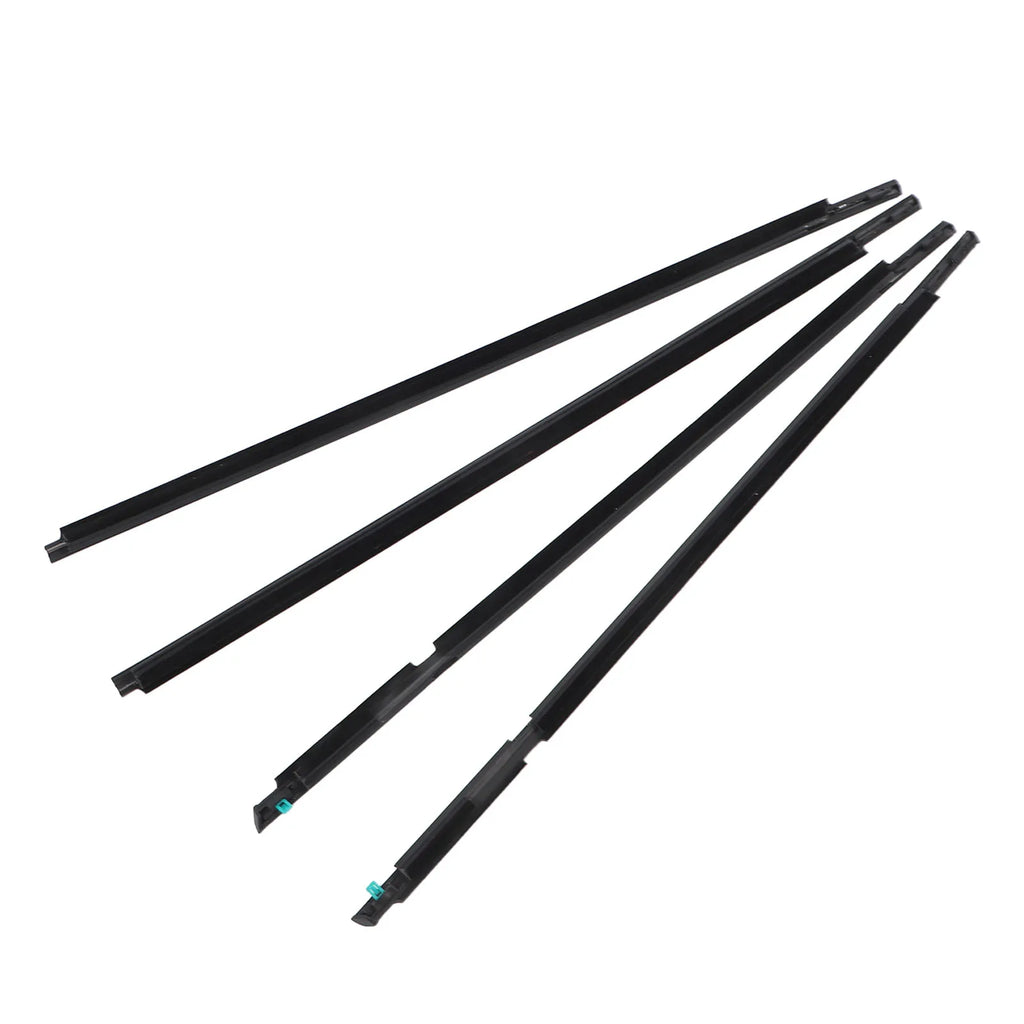 4Pcs Car Door Window Moulding Trim Weatherstrip Belt 75722 60080 for Land Cruiser Prado 120 Seri - Automotive LED Light