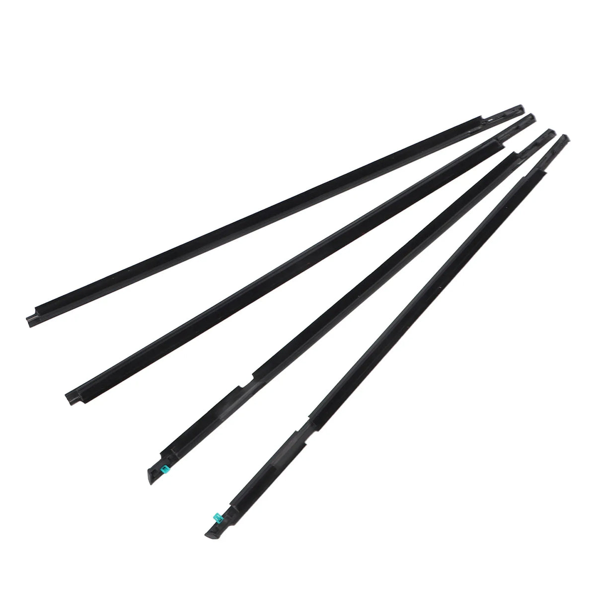 4Pcs Car Door Window Moulding Trim Weatherstrip Belt 75722 60080 for Land Cruiser Prado 120 Seri - Automotive LED Light