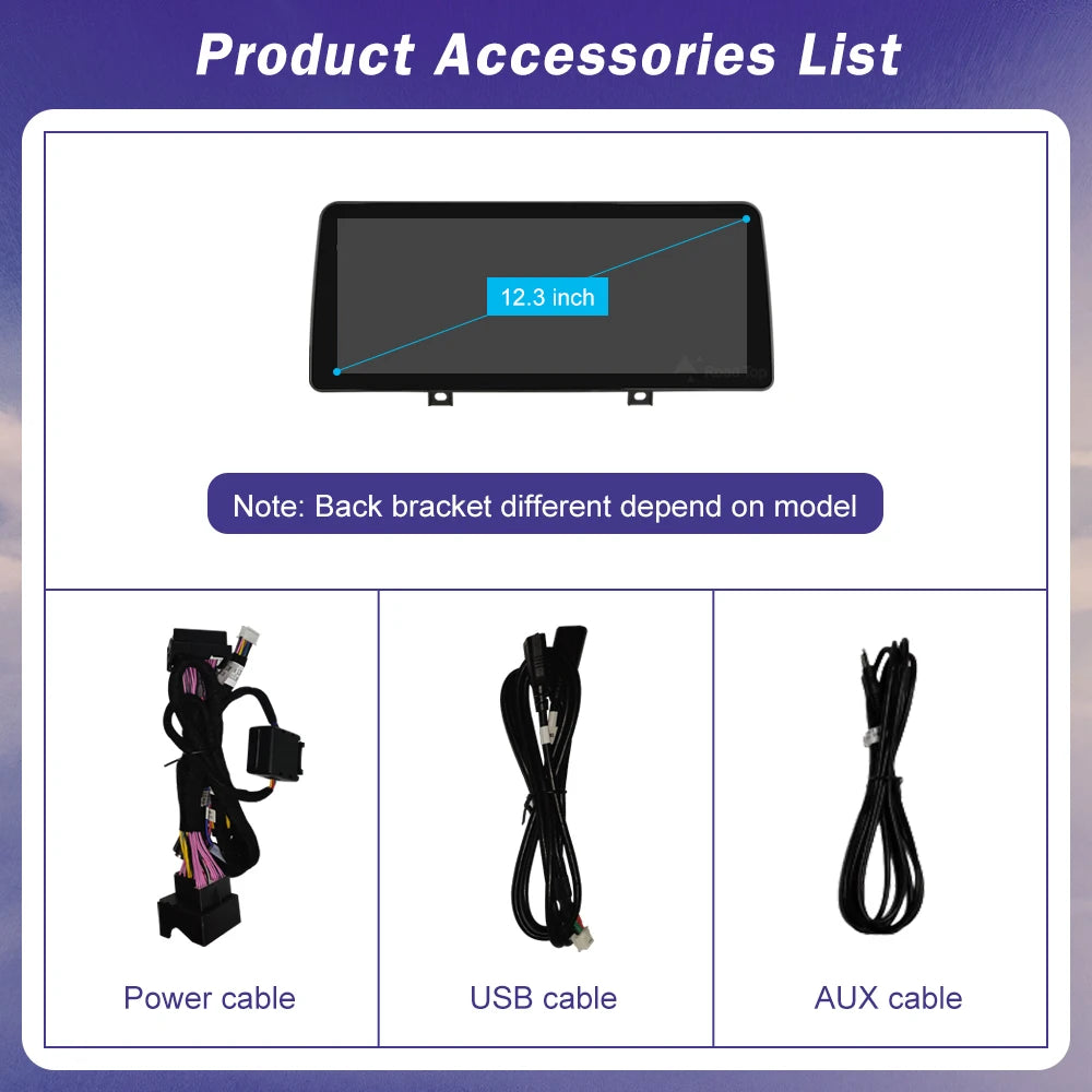 1920*720 Multimedia Touch Screen Wireless Carplay For BMW 7 Series F01 F02 F03 CIC NBT Sys | AUTOKITSHOP