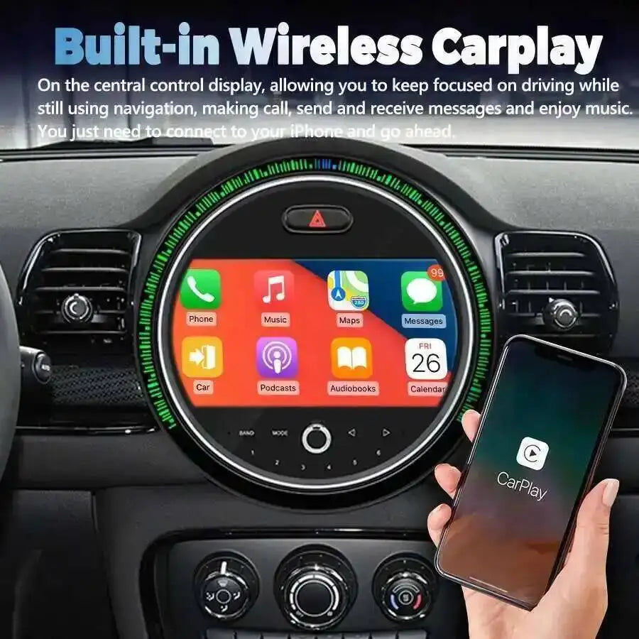 Carplay For BMW MINI Cooper F54 F55 F56 F60 2015-2025 NBT EVO GPS Video 9inch Car Radio St