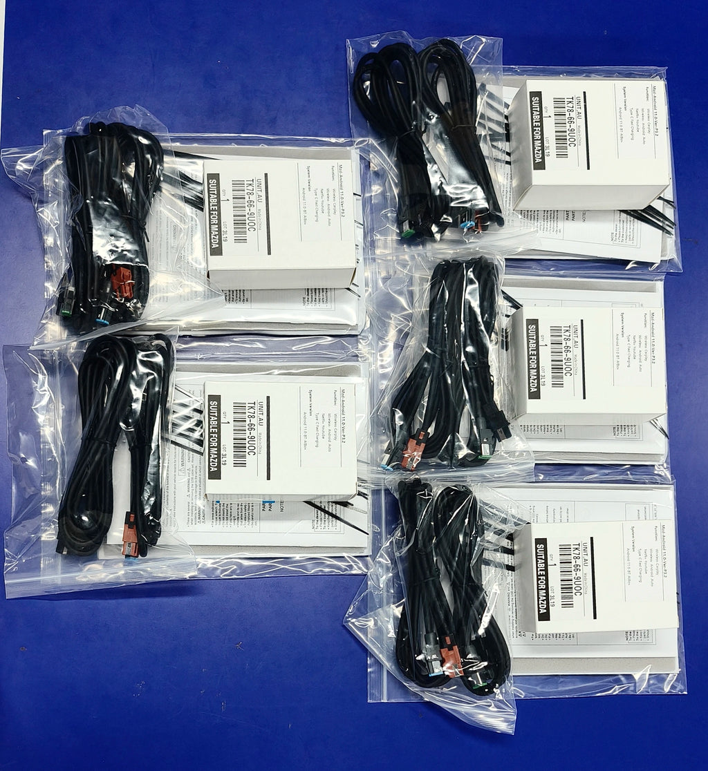 Type-c Fast Carplay Android AUTO Wireless Connected Watch YouTube Netflix Videos For Mazda