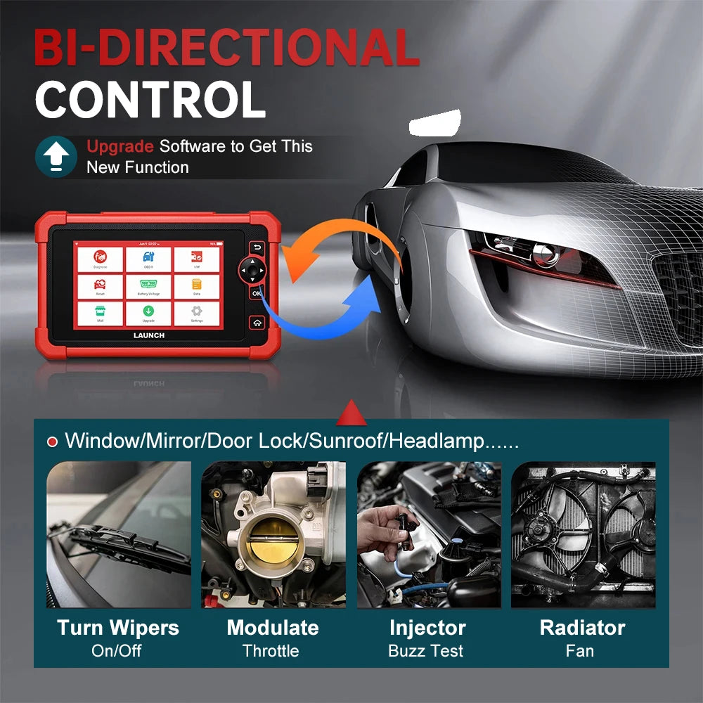 LAUNCH X431 CRP919X Car Diagnostic Tool DBScar VII VCI Auto OBD OBD2 Scanner Active Test E