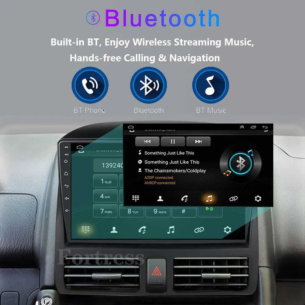 Android 16 Auto Multimedia Video Player For Honda CR-V CRV 2 2001 - 2006 Carplay GPS 2 Din