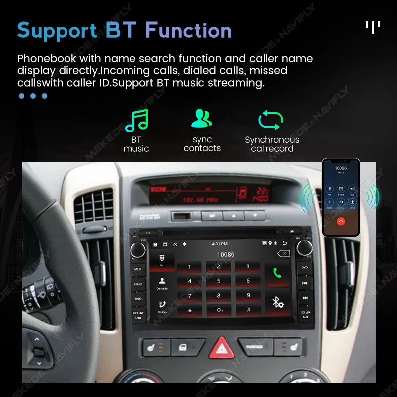 For KIA CEED 2010 2011 2012 Venga 10-16 Carplay WIFI Stereo 7" Car Radio Android All in On | AUTOKITSHOP