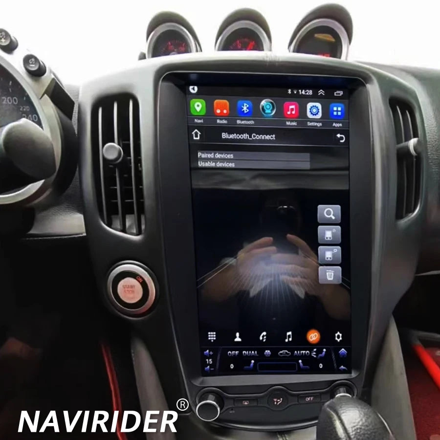 Car Radio GPS Auto BT DSP 8+256GB Stereo For Nissan 370Z 2008 - 2019 Android 15 Multimedia