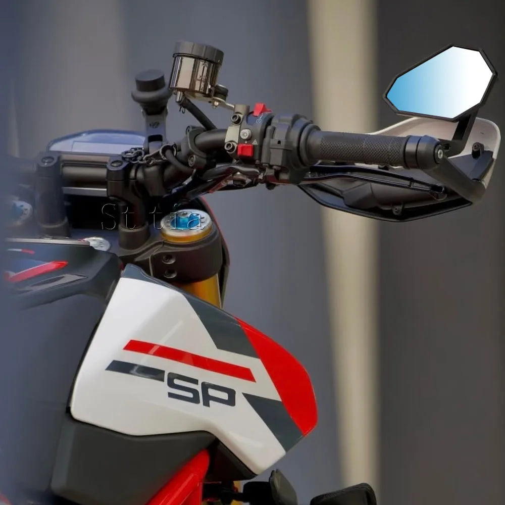 For Ducati Hypermotard 950 SP RVE 2019-2025 HYPERMOTARD 950 New Motorcycle Handlebar Rearview Mi - Automotive LED Light