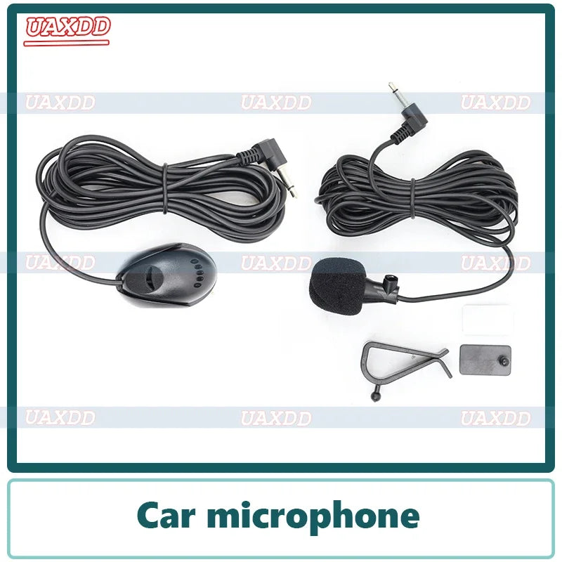 Car Intercom Radio Microphone GPS Bluetooth Communication Mic 3.5mm