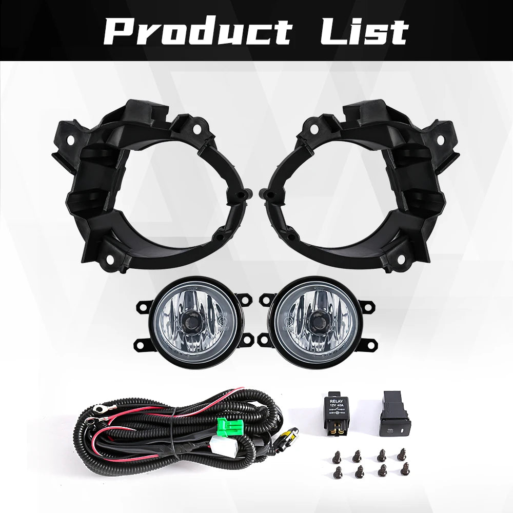 For Toyota Corolla Fielder 2009 2010 2011 Fog Lamps DRL Halogen Front Bumper Daytime Drivi | AUTOKITSHOP