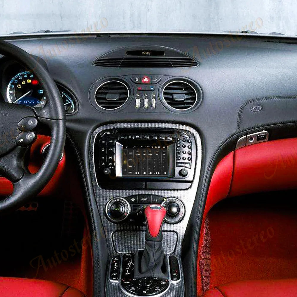 Carplay Android 14 For Mercedes Benz R230 SL500 SL550 2001-04 Car Multimedia Player Car GP