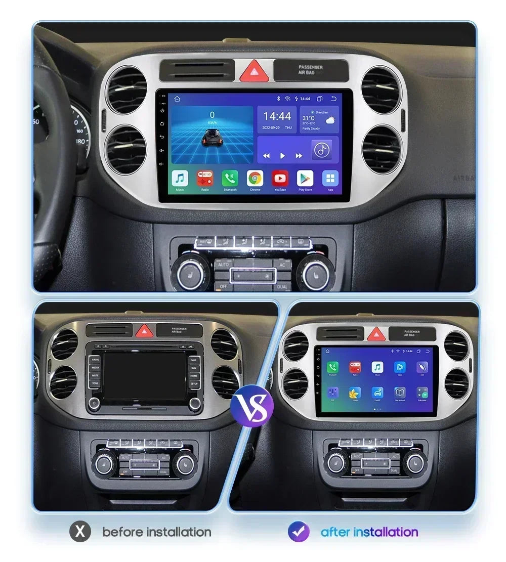 Android Car Multimedia Video Player For VW Volkswagen Tiguan 1 NF 2006 - 2016 Navigation s