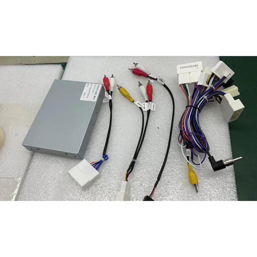 Optical Fiber Box For Toyota Land Cruiser 08-21 LC200 Upgrade 22 LC300 Car DVD Player GPS