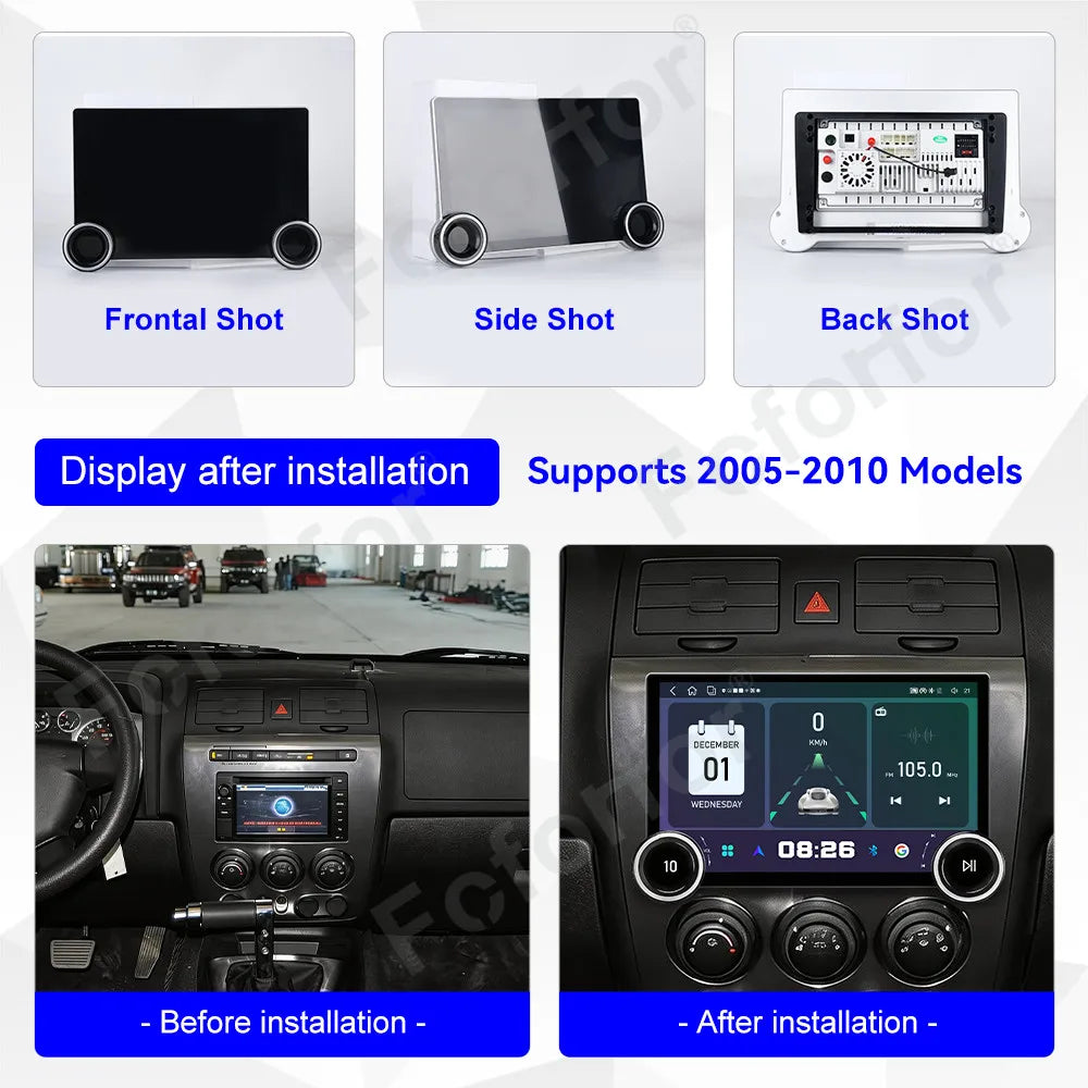 Premium Multimedia Upgraded HD Touch Screen Android 15 11.5 Inch Wireless CarPlay GPS Navi