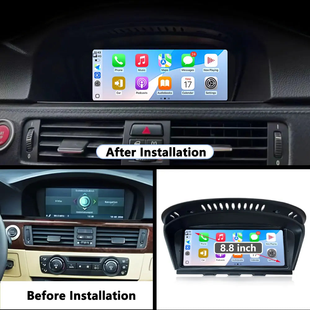 Android For BMW 5 /3 Series E60 E61 E62 E63 E90 E91 E92 E93 CIC CCC System Wireless Carpla
