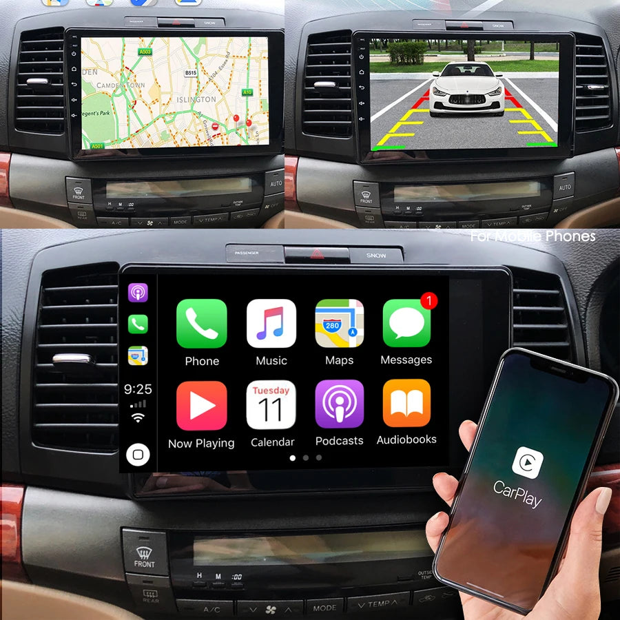 AI Voice Android 14 Car Video Player Radio Upgrade For Toyota Allion Premio T240 Autoradio