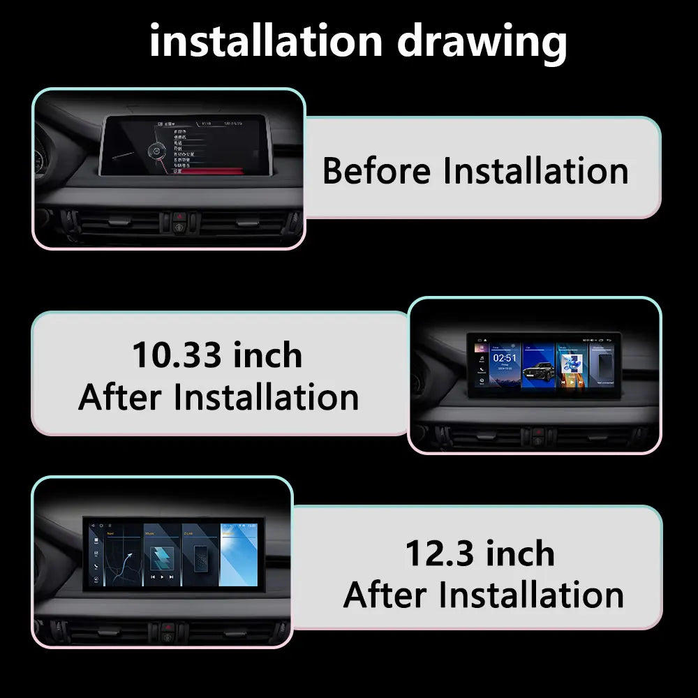 Android 16 For BMW X5 F15 X6 F16 2014-2018 EVO/NBT System Car GPS Navigation Media Stereo
