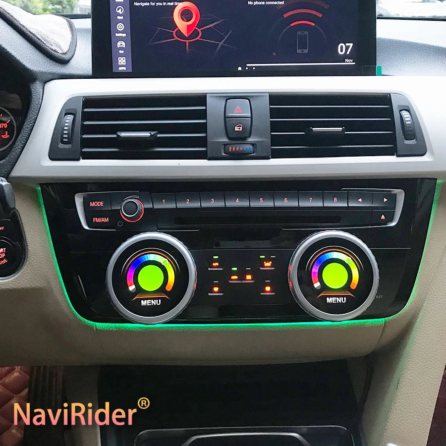 For BMW 3 Series F30 2013-2019 Climate Control LCD AC Panel Upgrade Display Screen Climate