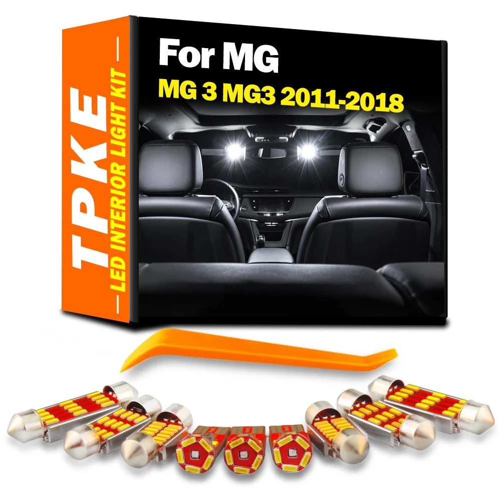 6-Piece LED Interior Light Kit for MG 3 MG3 - Canbus Error-Free Bulbs | AUTOKITSHOP