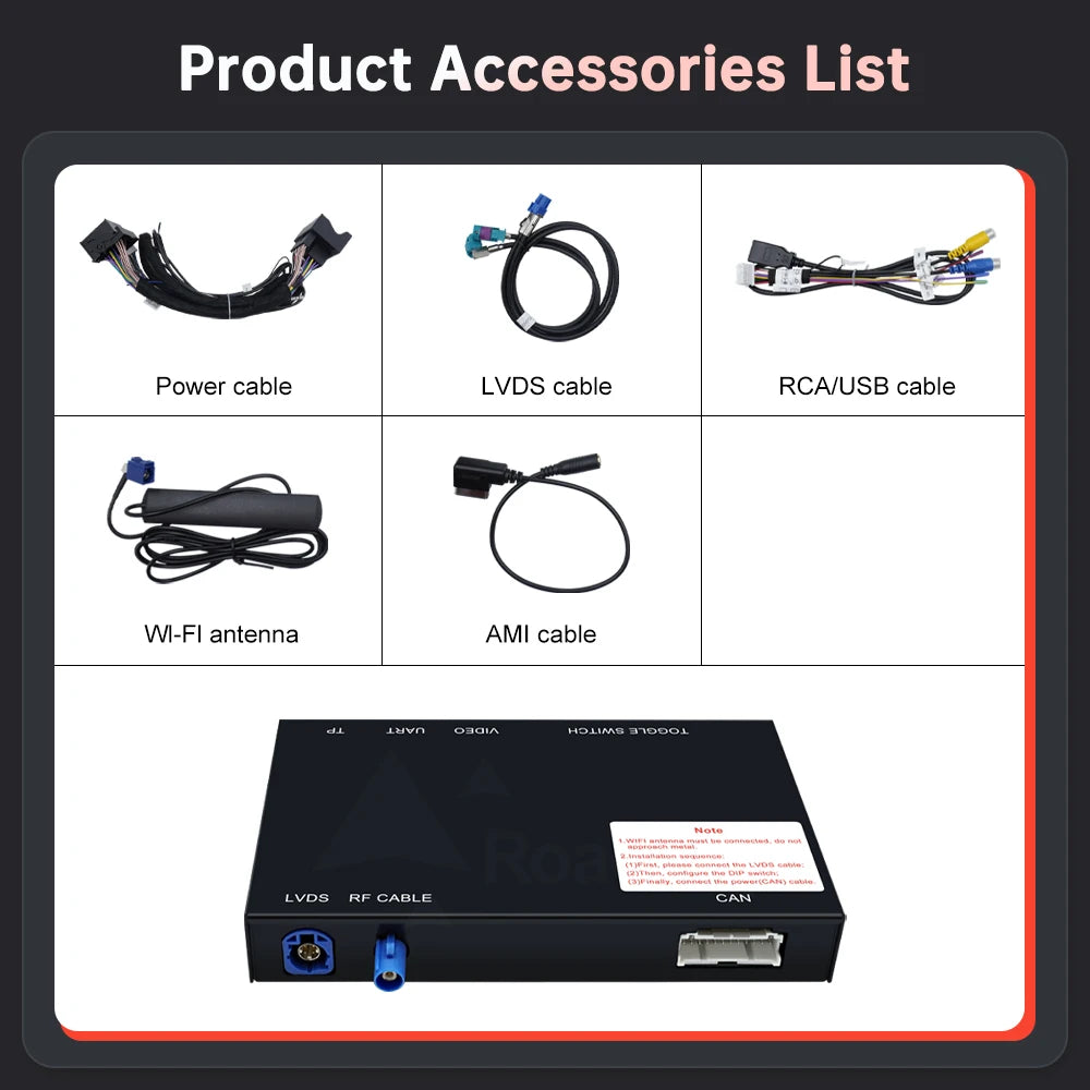 Road Top Wireless CarPlay Android Auto for Mercedes Benz CLS W218 2011-2015 with Mirror Li | AUTOKITSHOP