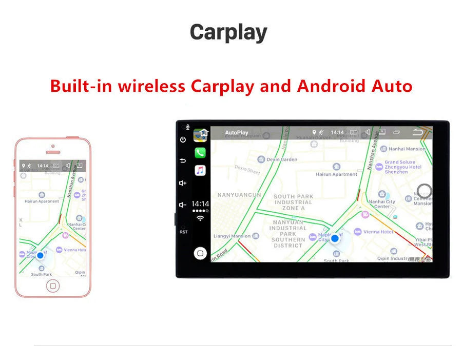 9" Car Radio Player Android 10.0 Stereo Head Unit GPS w/Carplay for KIA Rio 2005-2011