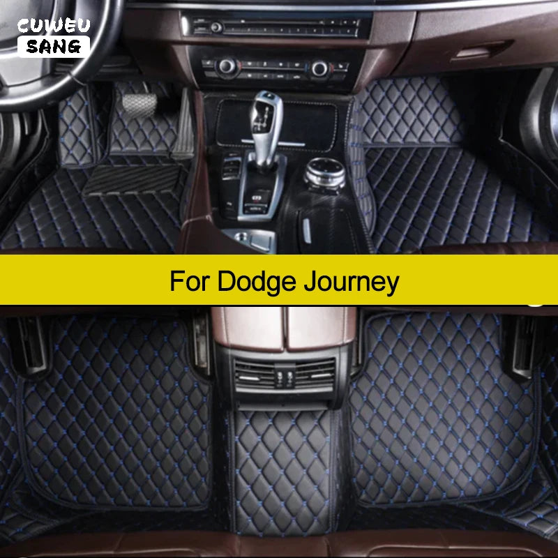 CUWEUSANG Custom Car Floor Mats For Dodge Journey 2008-2023 Auto Carpets Foot Coche Access | AUTOKITSHOP