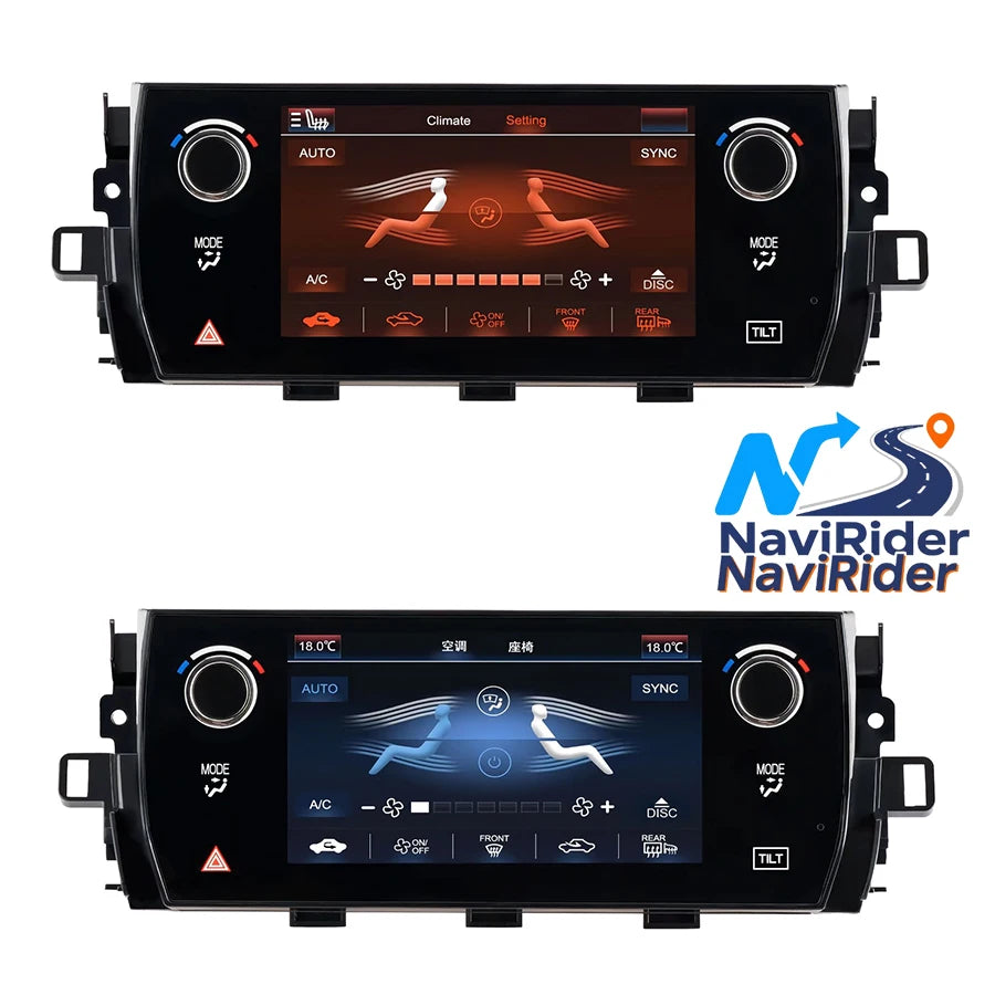 Air Conditioning Panel Replacement LCD Touch Screen For Honda AVANCIER URV UR-V 2017-2022