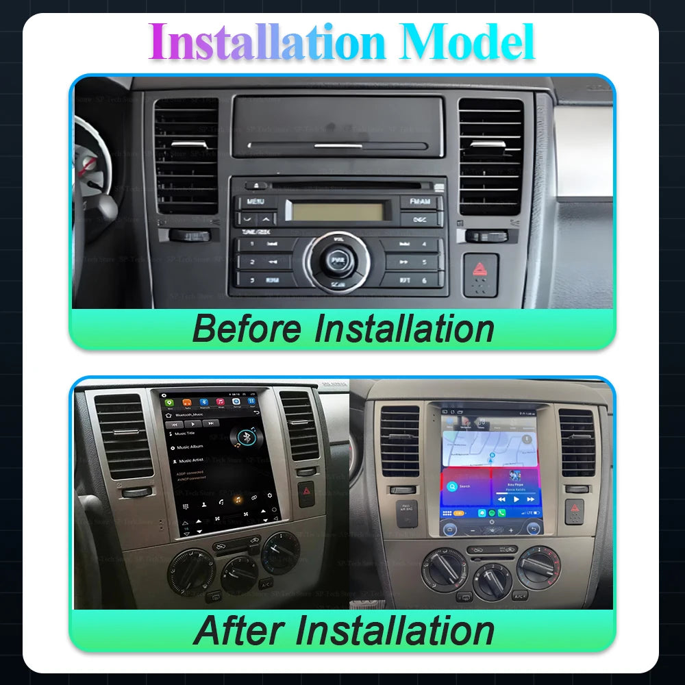 9.7 Inch Android 16 For Nissan Tiida Versa 2004-2013 Car Android Auto Wireless Carplay Rad | AUTOKITSHOP