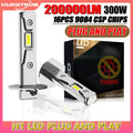 H1 Led Plug And Play Headlamp 200000LM High Power 16 Core 9084 CSP Chips LED Headlight Wir