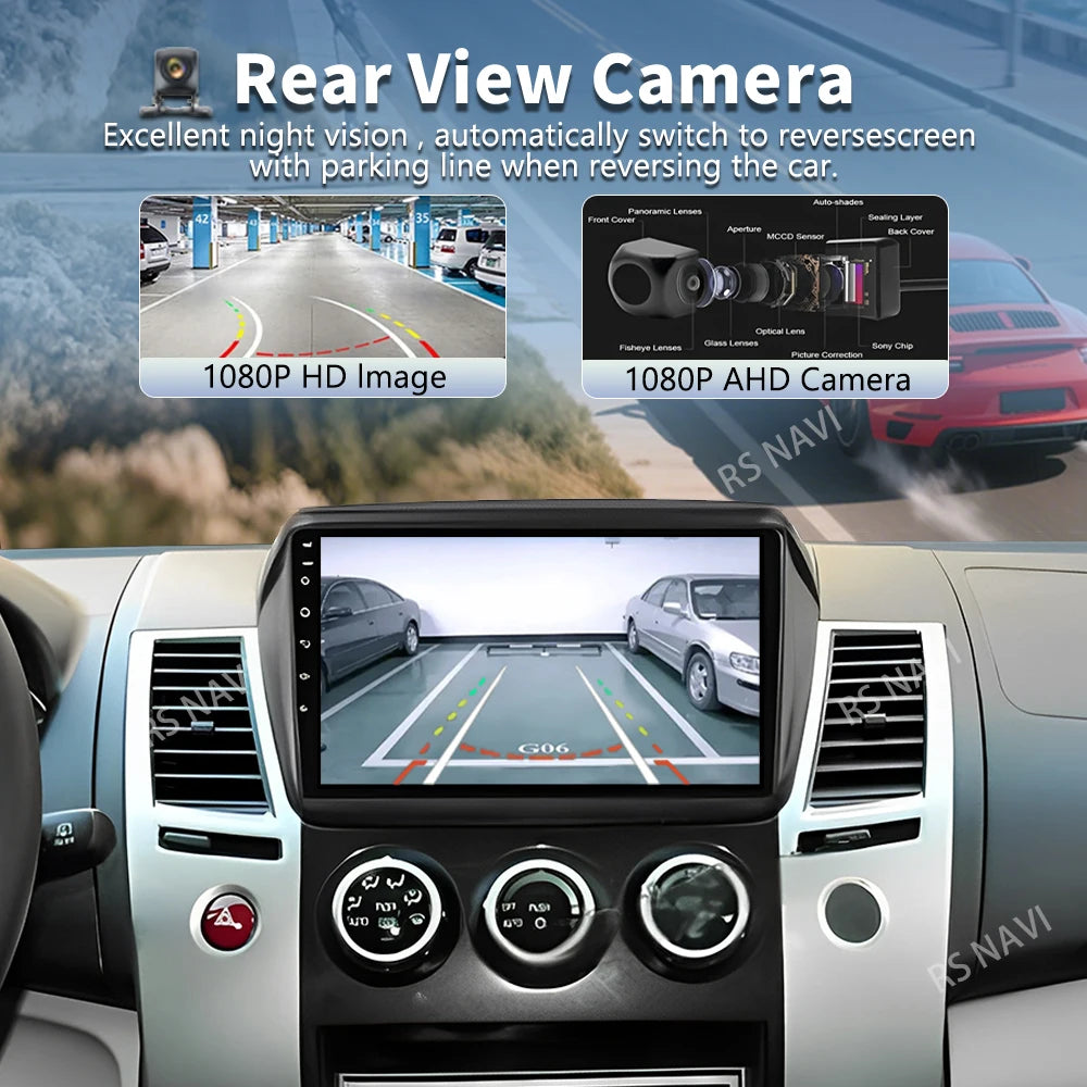 Plug and Play Android 16 For Mitsubishi Pajero Sport 2 2008 - 2016 L200 Triton 2006 - 2014