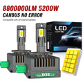 D1S D3S LED Headlights Canbus 1:1 HID D2S D4S D1R D2R D3R D4R Auto Lamp 8800000LM 5200W Pl