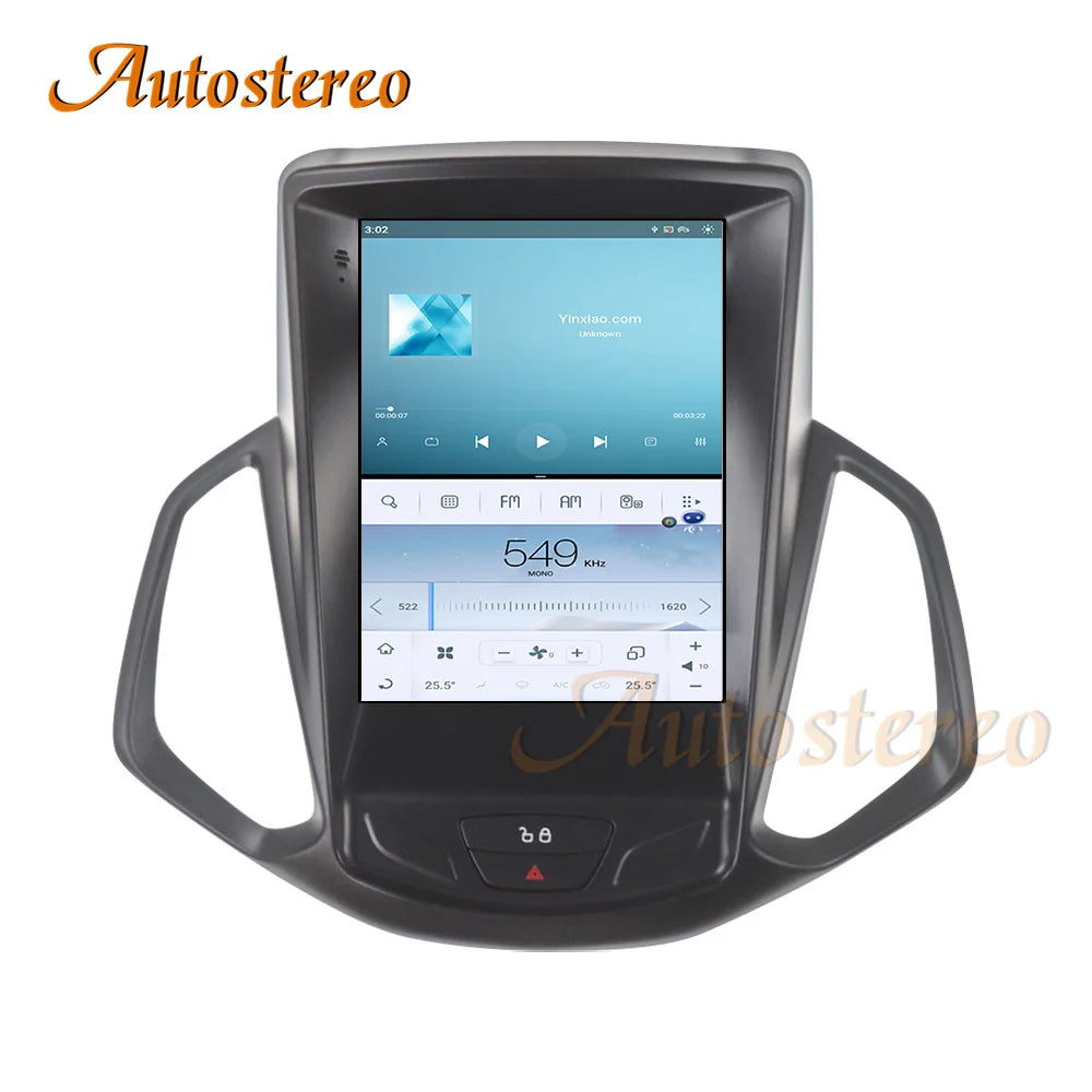 Qualcomm Android 11 For Ford Ecosport 2014-2019 Tesla Style Screen Car GPS Navigation Radi