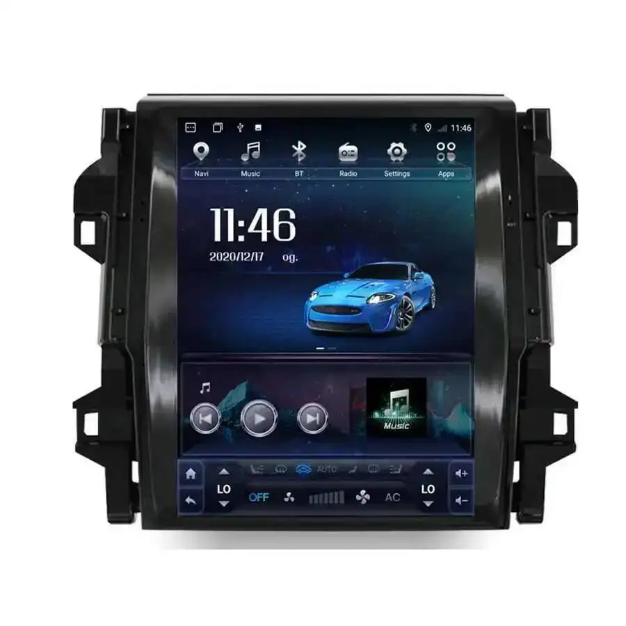 GPS Carplay 12.1'' Car Radio Vertical Screen For TOYOTA Fortuner HILUX Revo 2016-2022 Andr
