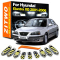 ZITWO 10Pcs LED Interior Light Dome Reading Map Bulb Kit For Hyundai Elantra XD 2001 2002 2003 2 - Canbus LED Car Light