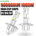 Upgraded H1 H4 H7 LED Headlight 9003 HB2 Led Plug And Play Auto Lights 900000LM High Low B