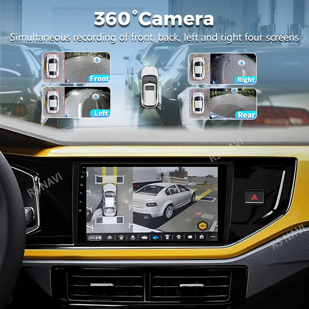Android 16 Carplay Auto Car Radio For Volkswagen VW T-Cross MQB 2018 2019 2020 GPS Multime