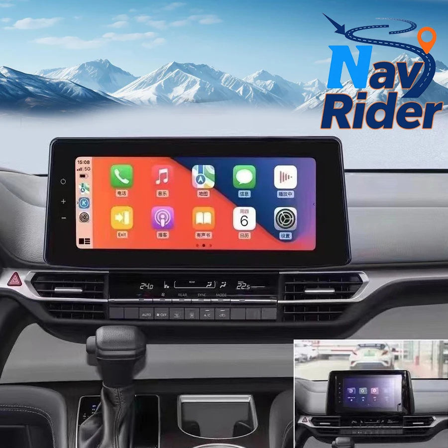Car Radio Multimedia Video Player Stereo Wireless Carplay WiFi Head Unit 12.3" Android For