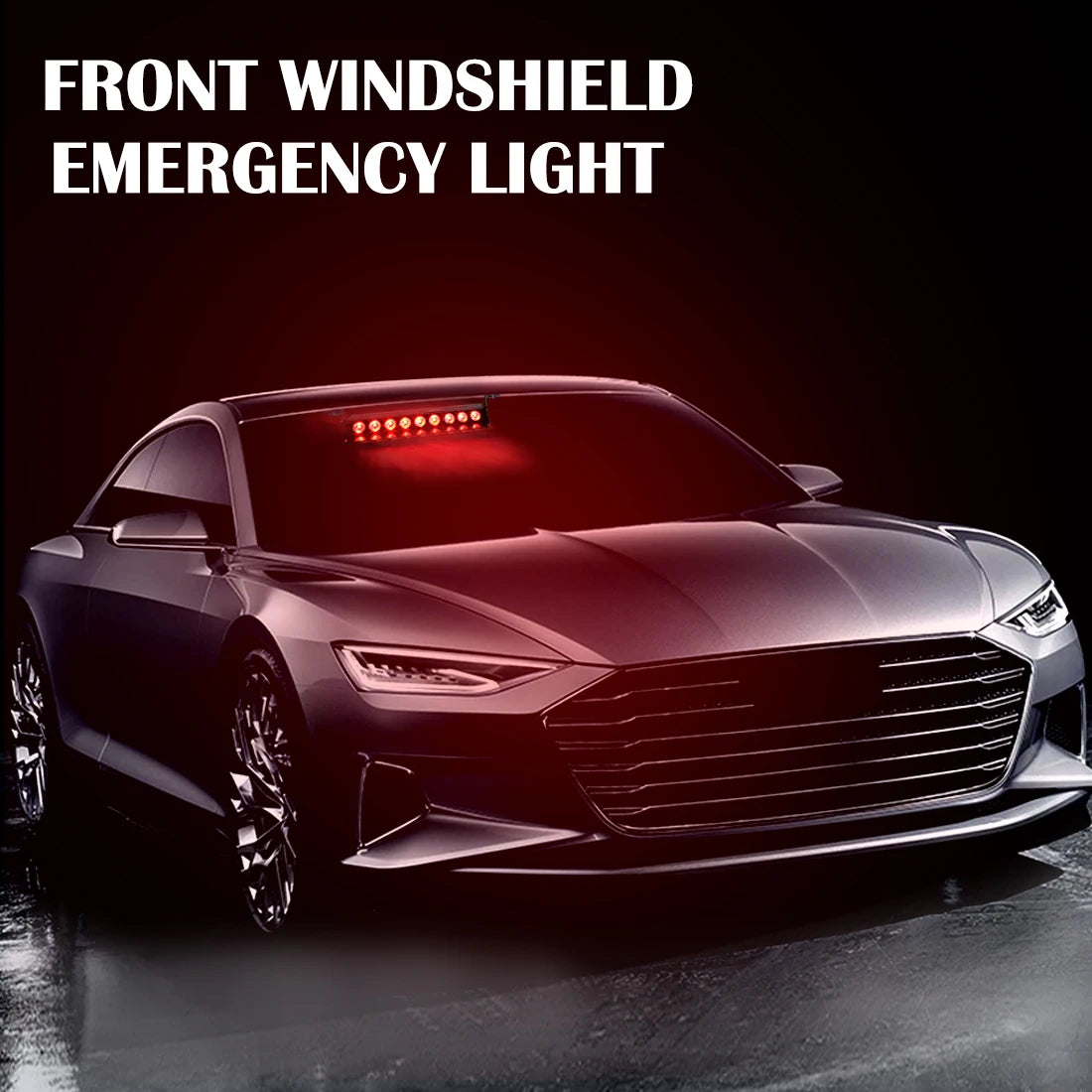 S1 9 LED Car Warning Lights Strobe Flashlights Emergency Dashboard Indicator 12V Ultra Bri | AUTOKITSHOP