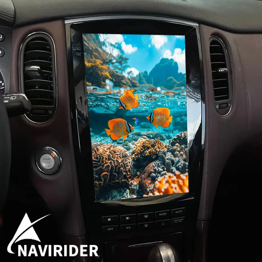 12.1" Car Radio Android 15 For Infiniti Qx50 Ex25 Ex35 2015 Touch Screen Navi Multimedia V | AUTOKITSHOP