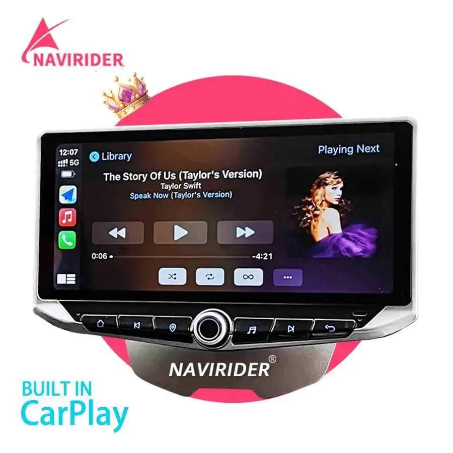 10.88" Wireless CarPlay Auto Android Qled Screen For Ford Transit Connect Tourneo Custom E